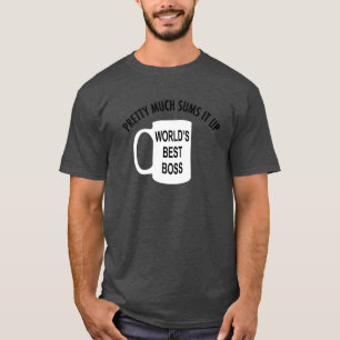 Camiseta El mejor jefe del mundo