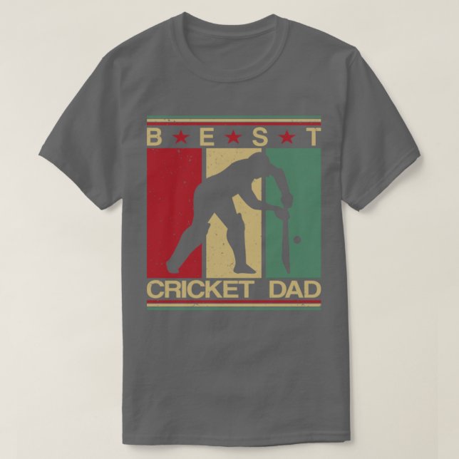 Camiseta El mejor juego de cricket con papá (Diseño del anverso)