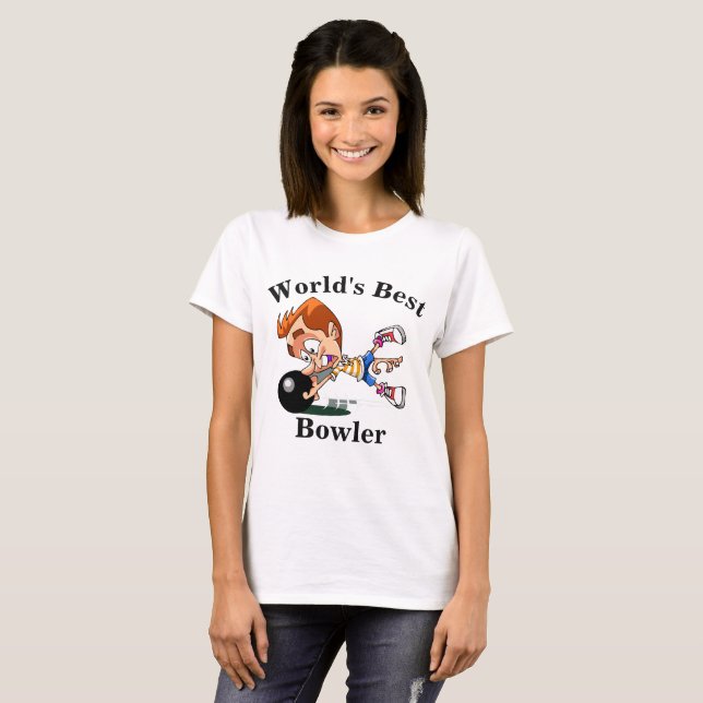 Camiseta El mejor jugador de bolos del mundo (Anverso completo)