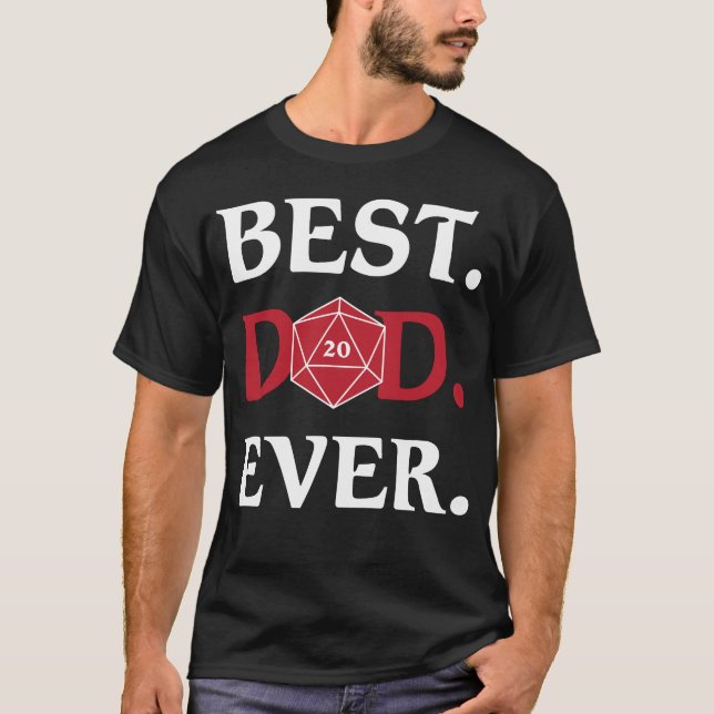 Camiseta El mejor jugar del papel de la fantasía de los (Anverso)