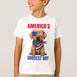 Camiseta El mejor labrador de América