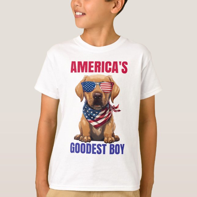 Camiseta El mejor labrador de América (Anverso)