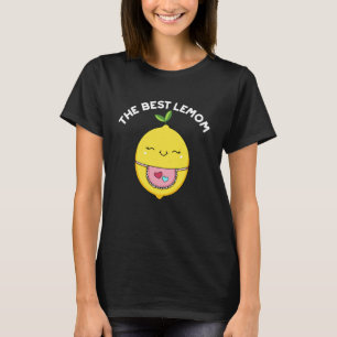 Camiseta El mejor Lemom Funny Lemon Pun Dark BG
