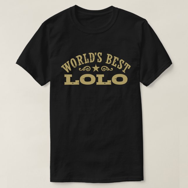 Camiseta El mejor Lolo del mundo (Diseño del anverso)