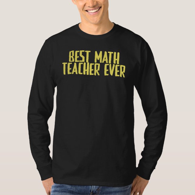 Camiseta El mejor maestro de matemáticas de chiste (Anverso)