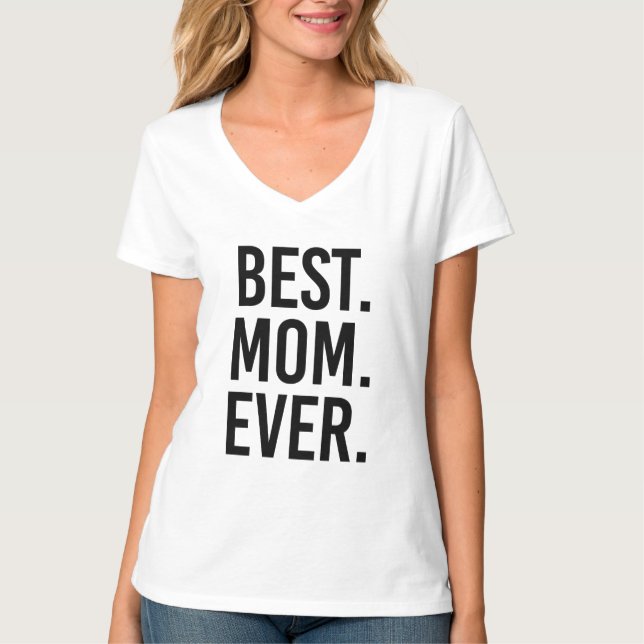 Camiseta El mejor. Mamá. Nunca (Anverso)