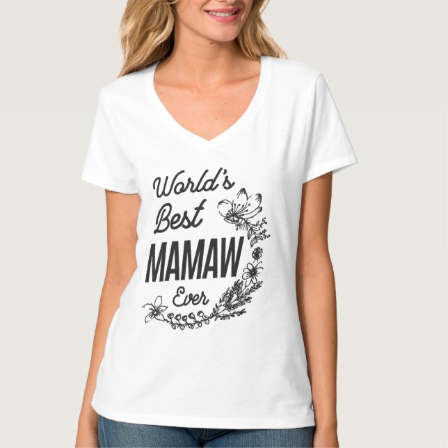Camiseta El mejor Mamaw del mundo | Regalo materno (Anverso)