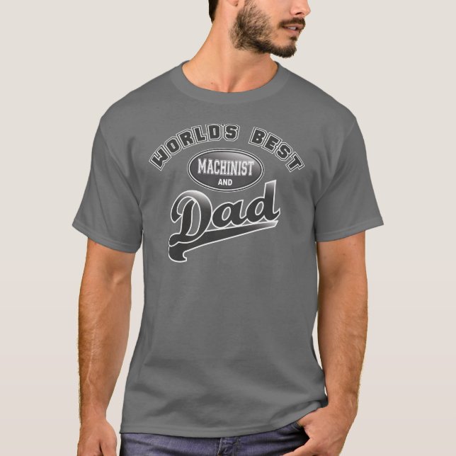 Camiseta El mejor maquinista y el papá del mundo (Anverso)
