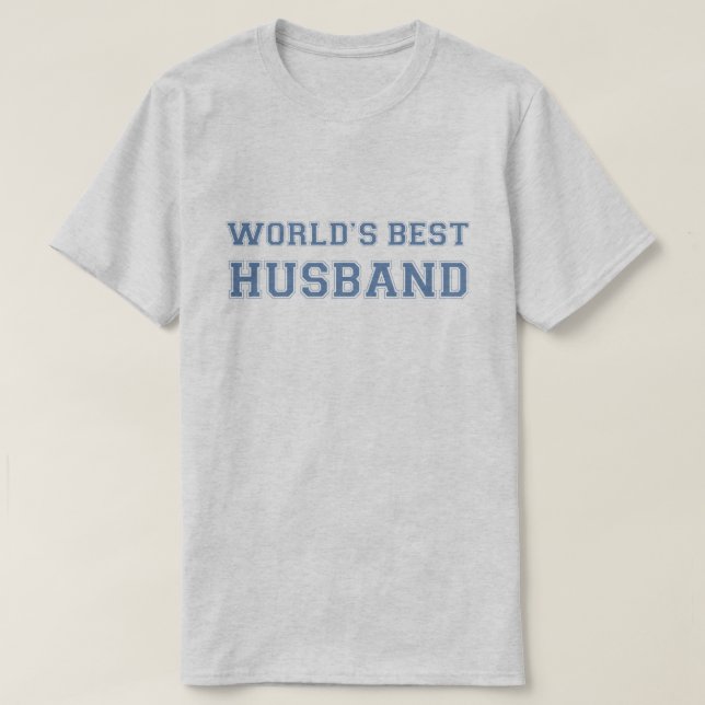 Camiseta El mejor marido del mundo (Diseño del anverso)