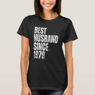 Camiseta El Mejor Marido Desde 1979 Vintage Aniversario de