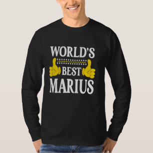 Camiseta El Mejor Marius Nombre Personal Nombre Funny del M