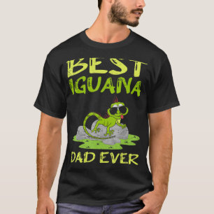 Camiseta El mejor Mascota de Iguana Papá Ever Refrito del D