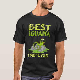 Camiseta El mejor Mascota de Iguana Papá Ever Refrito del D