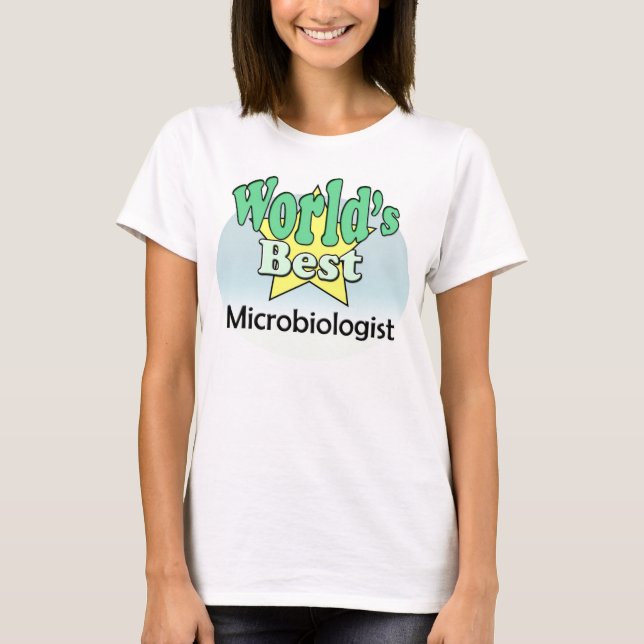 Camiseta El mejor microbiólogo del mundo (Anverso)