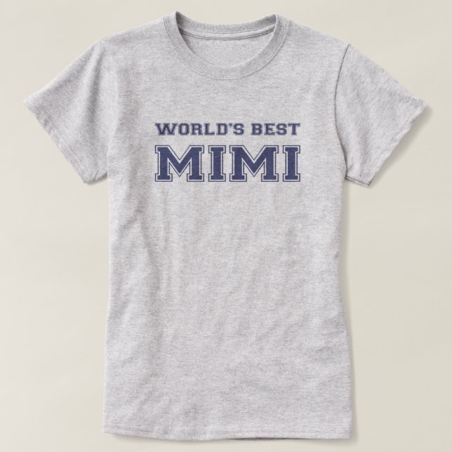 Camiseta El mejor Mimi del mundo (Diseño del anverso)