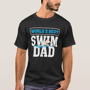 Camiseta El mejor nadador padre del mundo