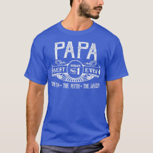 Camiseta El mejor no de papá personalizado de los hombres