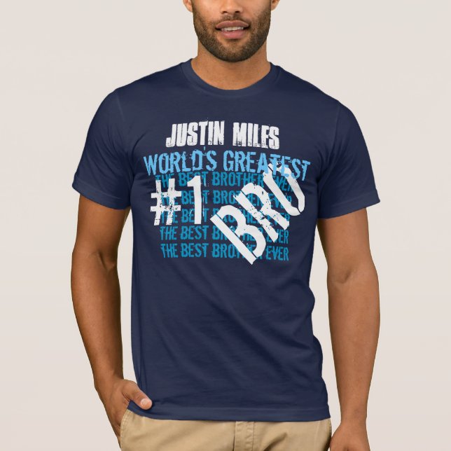 Camiseta El mejor nombre de encargo siempre más grande 11 (Anverso)