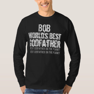 Camiseta El mejor nombre del personalizado del padrino del