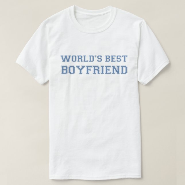 Camiseta El mejor novio del mundo (Diseño del anverso)