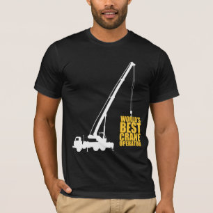 Camiseta El mejor operador de la grúa del mundo