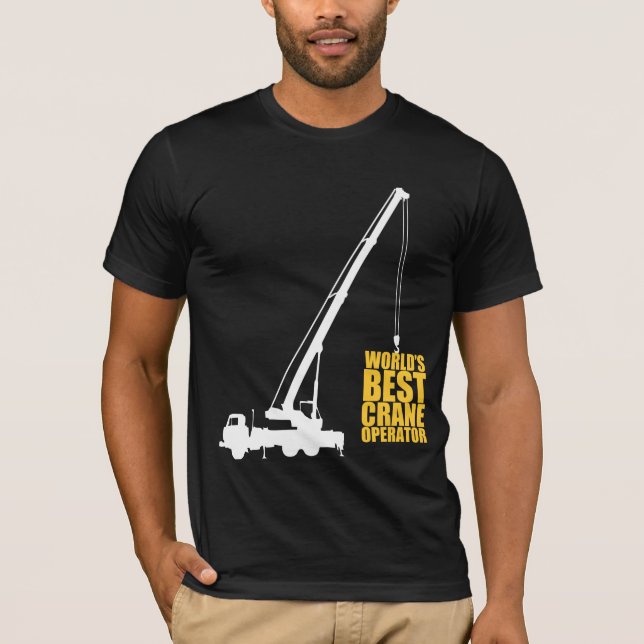 Camiseta El mejor operador de la grúa del mundo (Anverso)