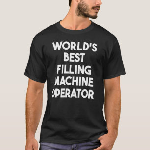 Camiseta El mejor operador de máquina de filmación del mund