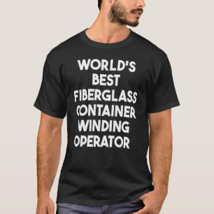 Camiseta El mejor operador eólico del mundo en contenedores