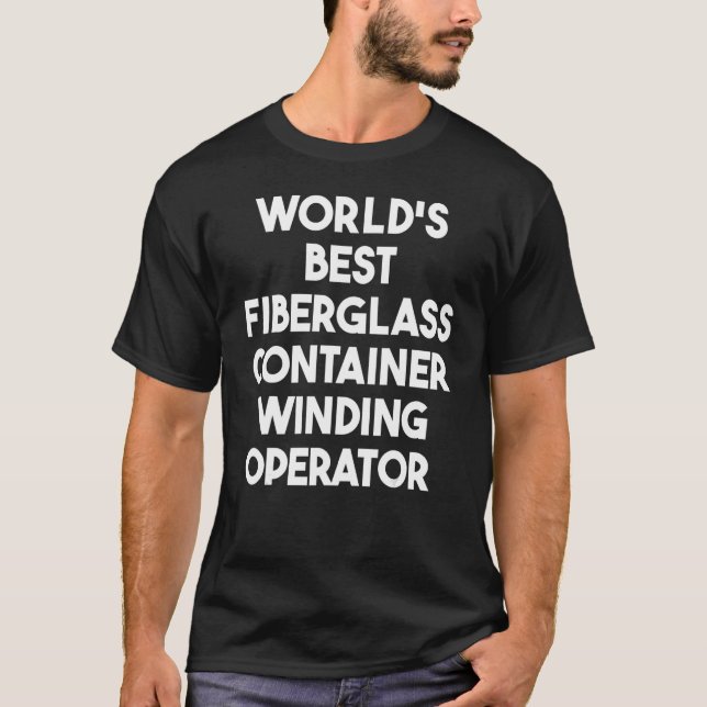Camiseta El mejor operador eólico del mundo en contenedores (Anverso)