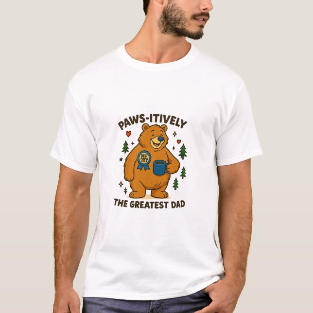Camiseta El mejor oso de papá (Anverso)