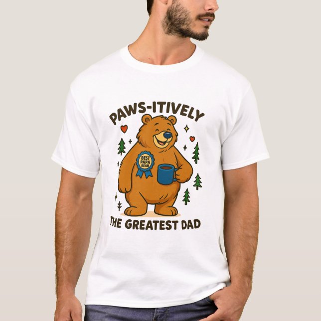 Camiseta El mejor oso de papá (Anverso)