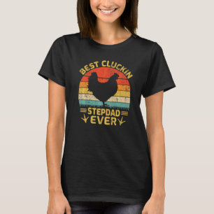 Camiseta El Mejor Padrastro Cluckin del Hombre Jamás Vintag