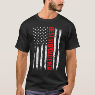 Camiseta El mejor padrastro de los hombres del día de los p