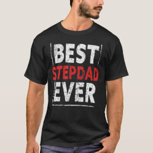 Camiseta El mejor padrastro de los hombres, padre feliz de 