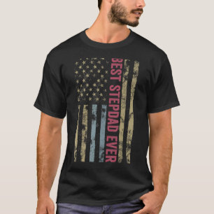Camiseta El mejor padrastro del Día del Padre de los hombre