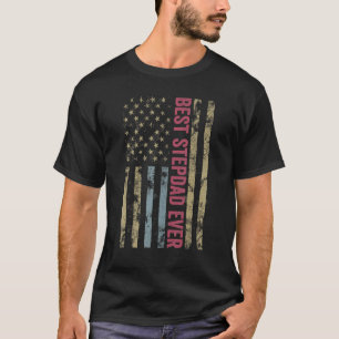 Camiseta El mejor padrastro del Día del Padre de los hombre