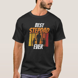 Camiseta El mejor padrastro dice: El padrastro paso padre p