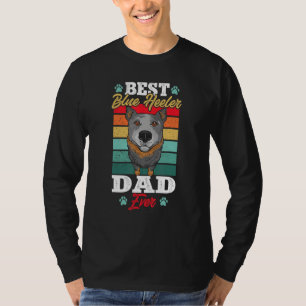 Camiseta El mejor padre Blue Heeler australiano de ganado D