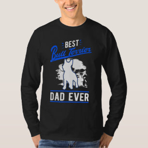Camiseta El Mejor Padre Bull Terrier del Hombre Padre Bull 