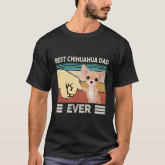 Camiseta El Mejor Padre Chihuahua Que Haya Vintage