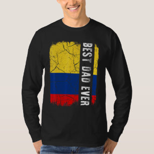 Camiseta El mejor padre colombiano de todos los tiempos pad