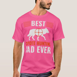 Camiseta El mejor padre cómico de la caza del Coyote, Yote