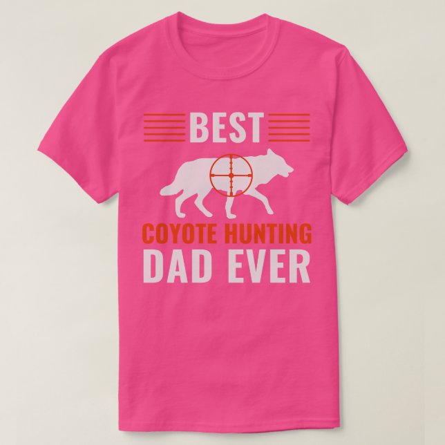 Camiseta El mejor padre cómico de la caza del Coyote, Yote  (Diseño del anverso)
