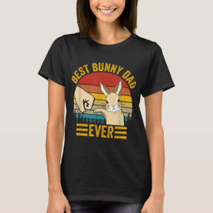 Camiseta El mejor padre conejo nunca antes conocido conejo 