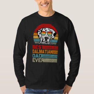 Camiseta El mejor padre dálmata de retro