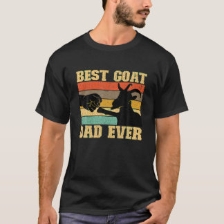 Camiseta El mejor padre de cabra de todos los tiempos padre