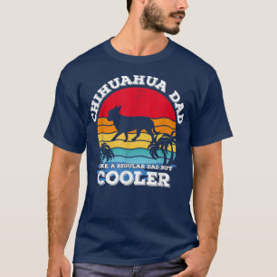 Camiseta El mejor padre de Chihuahua, el mejor viejo retro