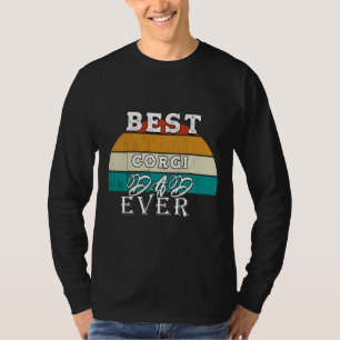 Camiseta El mejor padre de Corgi nunca esencial