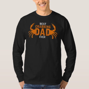 Camiseta El mejor padre de crabbing que ha pescado cangrejo