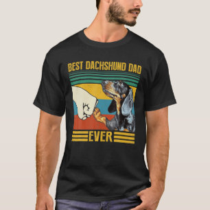 Camiseta El Mejor Padre De Dachshund Viejo Fantástico Para 